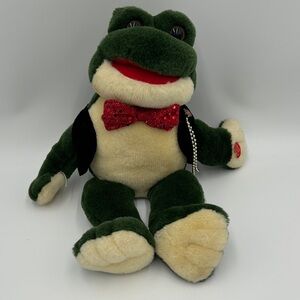 Mills Trading Don Juan Tango 10'' Sitting Mr Frog Musical Plush Talking Animated